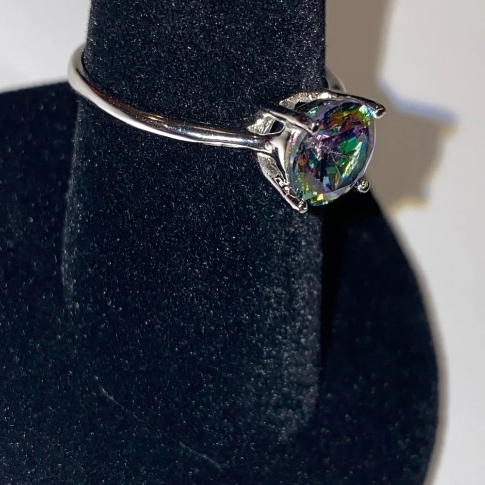 Mystic Rainbow Topaz Gemstone Fashion Ring ~ Brand New